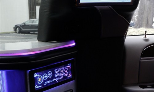 stretch limo interior controls