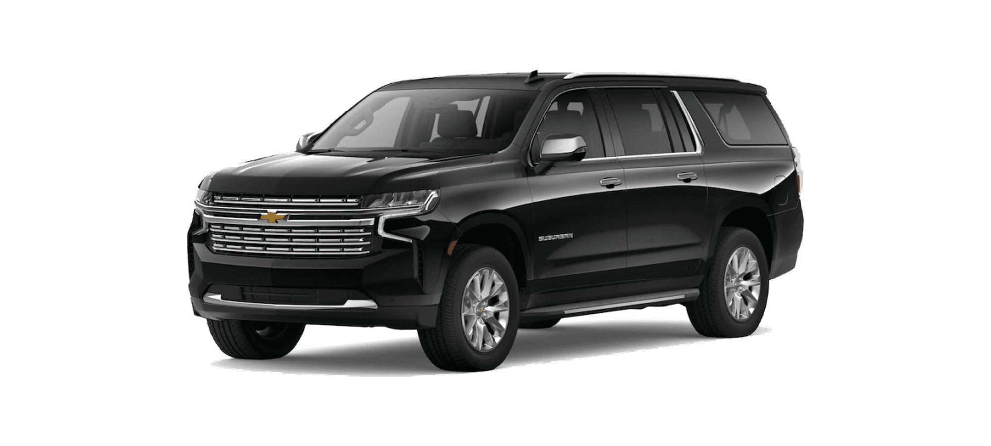Black Chevrolet Suburban in the VF Chauffeured fleet